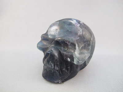 Green Fluorite Crystal Skull